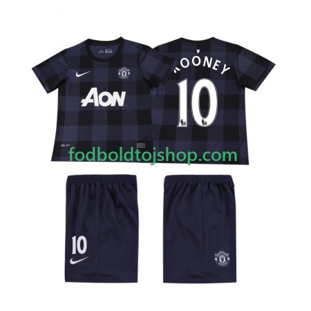 Manchester United Rooney 10 2013 2014 Retro Børn Udebane trøje S/S